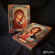 Венчальная пара. Казанская Богоматерь и Спас — фотография 3