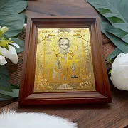 Икона Николая Чудотворца № 2. Златоуст — фотография 1