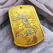 Подарочный брелок для мужчины «Георгий Победоносец» — фотография 1