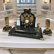 Часы «Президентские» с подставками и гербом РФ — фотография 1