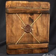 Икона деревянная "Ангел Хранитель" — фотография 7