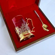Подстаканник для чая «Пираты» из бронзы — фотография 4