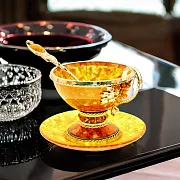 Чайный набор «Виноград» из янтаря — фотография 1