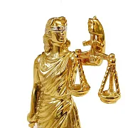 Малая статуэтка «Фемида» с позолотой, 110 мм — фотография 3