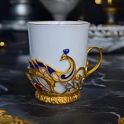 Кофейная чашка "Павлин" — фотография 1