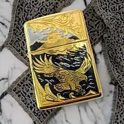 Подарочная оригинальная зажигалка Zippo "Сокол" — фотография 1