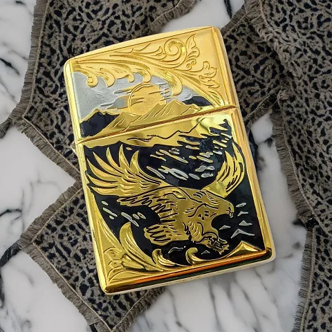 Подарочная оригинальная зажигалка Zippo "Сокол"