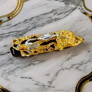 Чехол для зажигалки "Охотник с собакой" в золоте — фотография 1