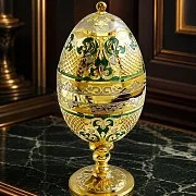 Сувенир "Яйцо-рюмки". Златоуст — фотография 1