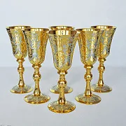 Набор бокалов на подставке "Инь - ян". Златоуст — фотография 4