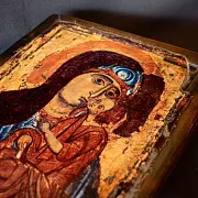 Икона Божией матери "Умиление" Новгородская — фотография 7