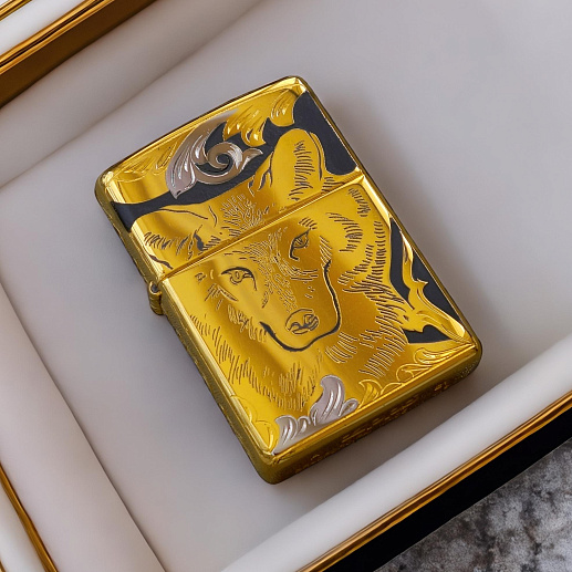 Сувенирная зажигалка Zippo "Вожак" купить с доставкой Сувенирная зажигалка Zippo "Вожак"