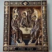 Икона Святая Троица — красивый подарок — фотография 7
